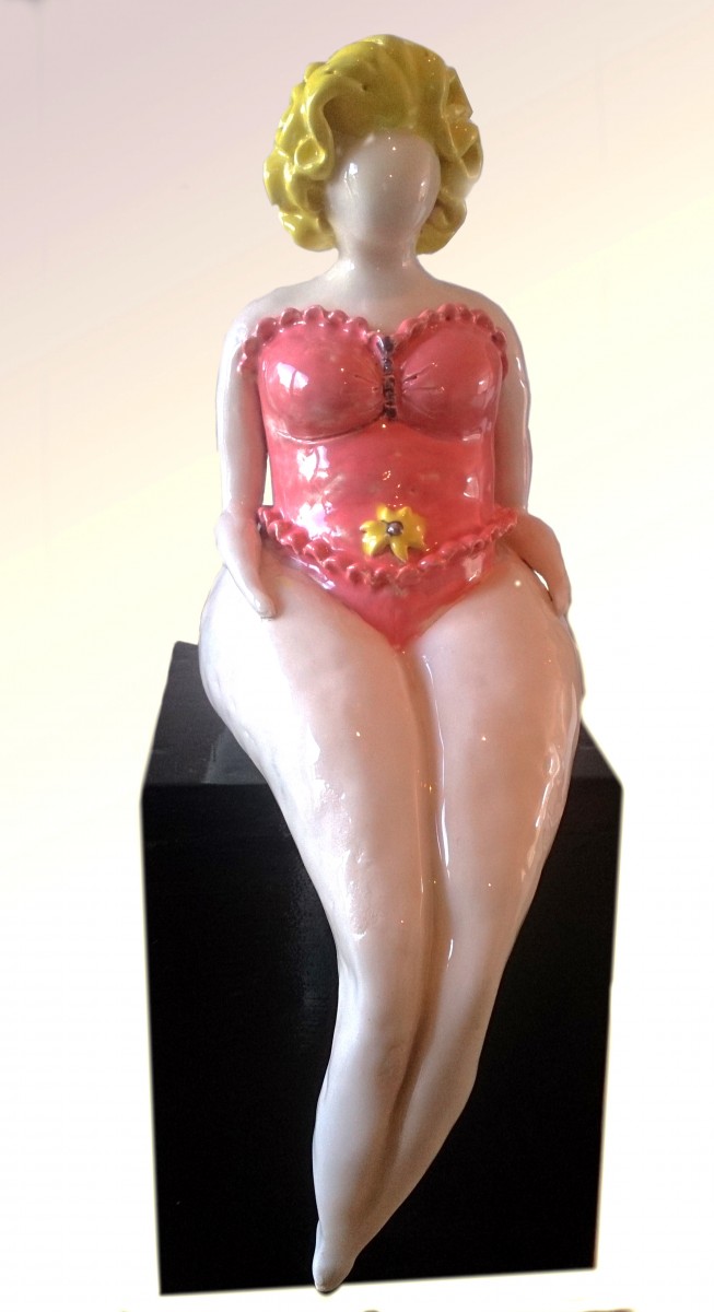 Artist Elisa Höhne - sculpture Marilyn (front side)