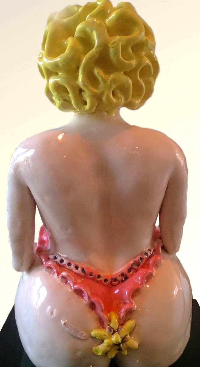 Artist Elisa Höhne  - sculpture Marilyn (back side)