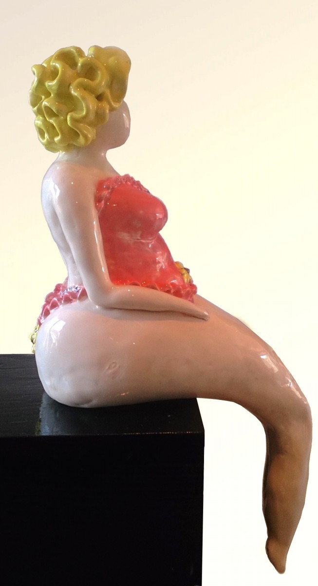 Artist Elisa Höhne - sculpture Marilyn (side)