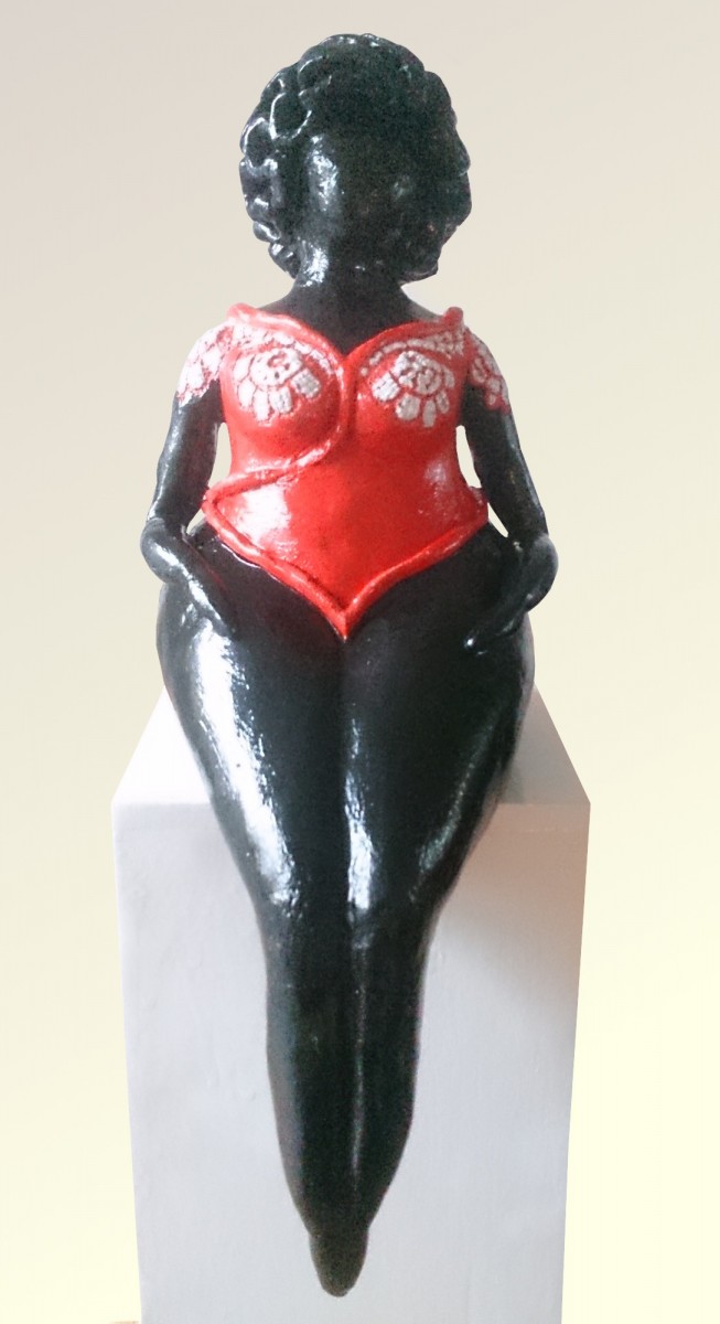 Artist Elisa Höhne - sculpture  Virge (front side)