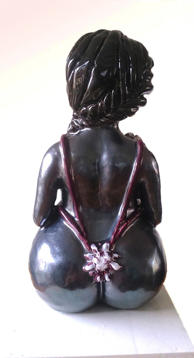 Artist Elisa Höhne -  sculpture Eline (back side)