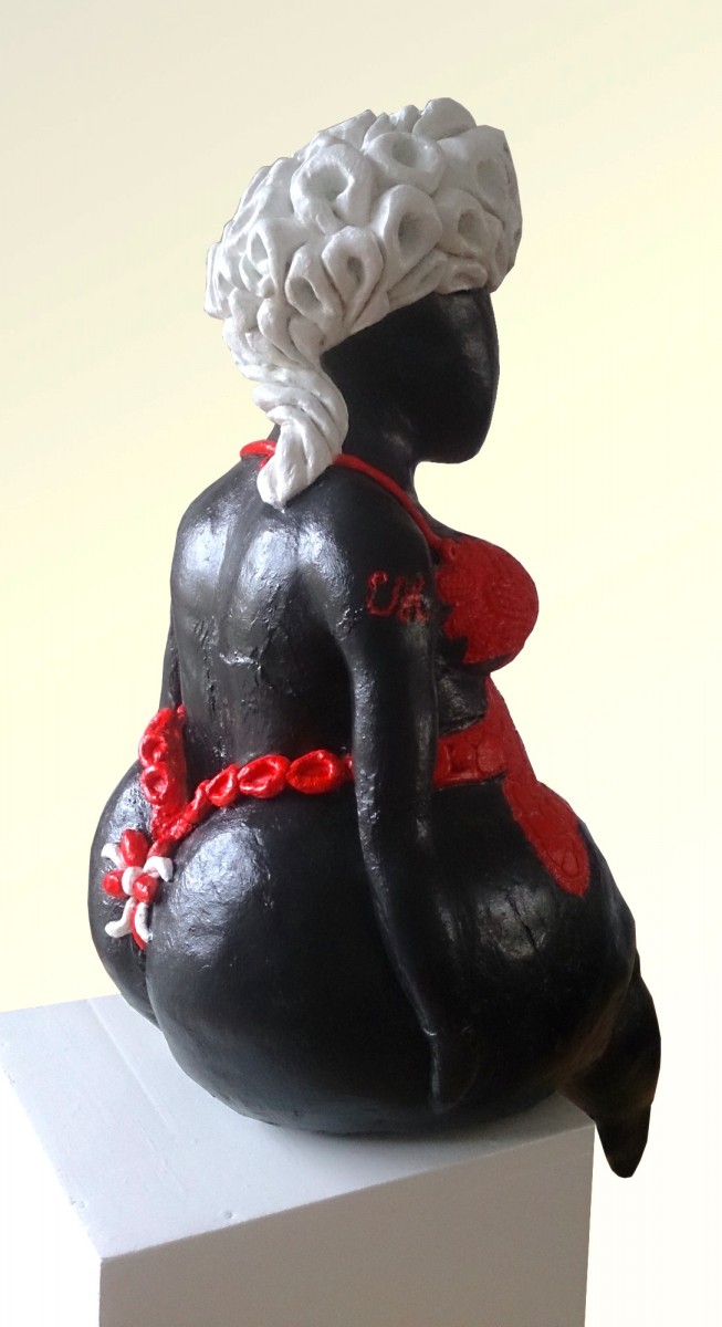 Artist Elisa Höhne - sculpture Juliette (back side)